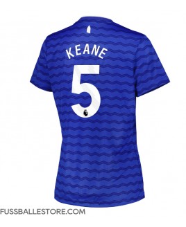 Günstige Everton Michael Keane #5 Heimtrikot Damen 2025-26 Kurzarm